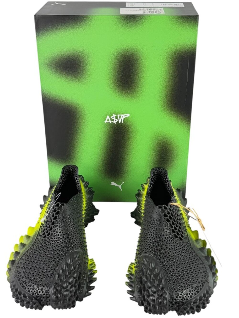 PUMA X A$AP Rocky Mostro 3.D Sneaker Black & Lime Sneakers 6 US